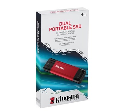 Kingston 1TB USB-A & USB-C Taşınabilir SSD