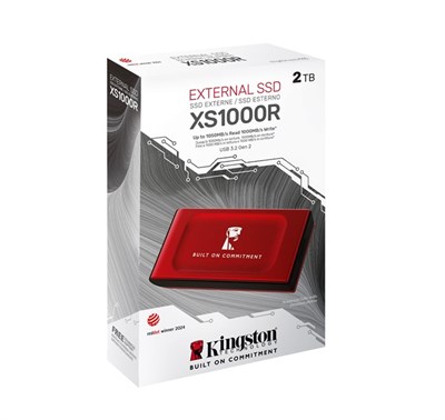 Kingston 2TB BOC SXS1000R/2000GA Usb 3.2 Gen 2 Red