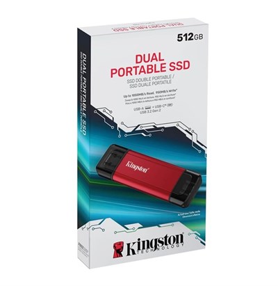 Kingston 2TB USB-A & USB-C Taşınabilir SSD