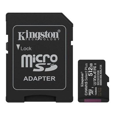 Kingston 512GB Micro SD Gen3 150MB/s SDCS3/512GB