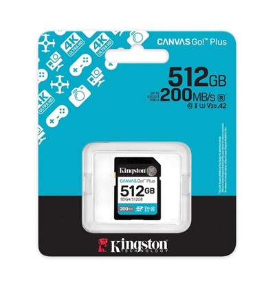Kingston 512GB SDXC Gen4 200MB/s SDG4/512GB