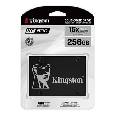 Kingston KC600 256GB 2.5 SATA SSD (550/500MB)