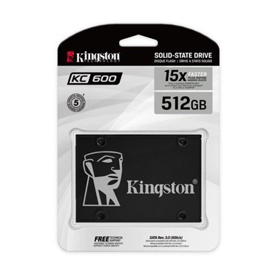 Kingston KC600 512GB 2.5 SATA SSD (550/520MB)