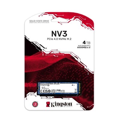Kingston SNV3S 4TB M.2 NVMe SSD (6000-5000MBs)