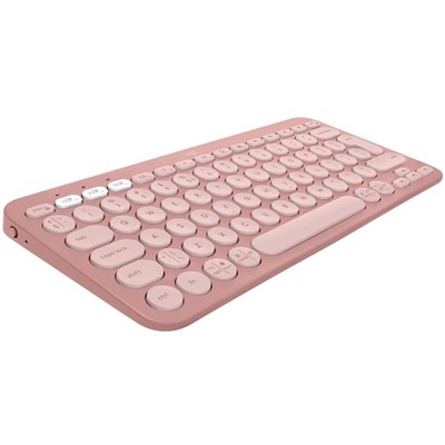 Logitech K380s Çakıl Tuşlu Bluetooth Klavye Pembe