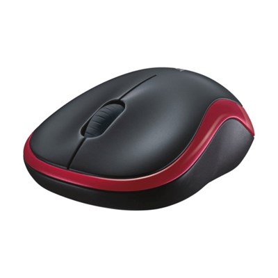 Logitech M185 Kablosuz Mouse Siyah-Krmz 910-002237