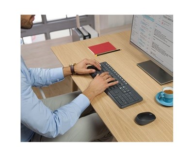 Logitech MK235 Kablosuz Set Siyah (920-007925)