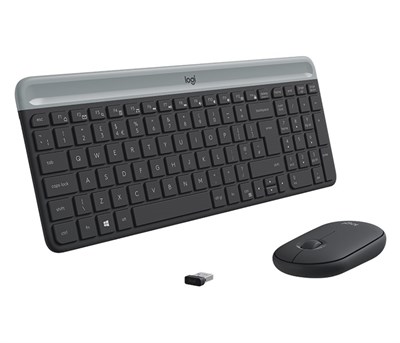 Logitech MK470 ince Kablosuz Set Siyah 920-009435