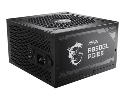 MSI 850W 80+ Gold (MAG A850GL PCIE5) Full Modular