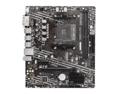 MSI A520M-A Pro AM4 Ryzen DDR4 Dvi Hdmi