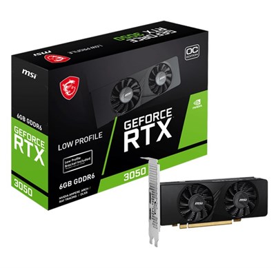 MSI GeForce RTX 3050 LP 6G OC GD6 Low Profil 96Bit