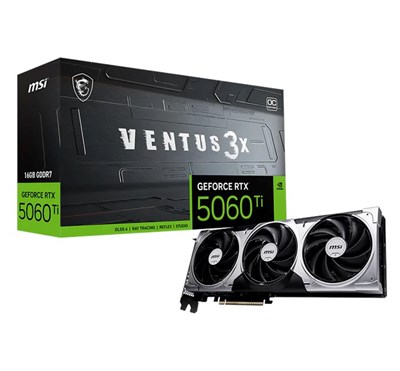 MSI GeForce RTX 5060 TI 16G Ventus 3X OC GD7 128B