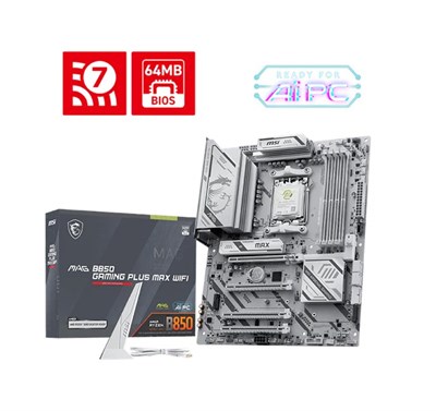 MSI MAG B850 GAMING PLUS MAX WIFI7 AM5 Ryzen D5 DP