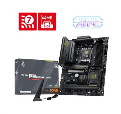 MSI MAG B850 TOMAHAWK WIFI AM5 Ryzen D5 Type-C