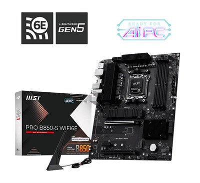 MSI PRO B850-S WIFI6E AM5 Ryzen D5 Hdmi Type-C