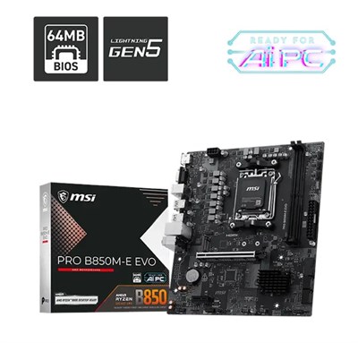 MSI PRO B850M-E EVO AM5 Ryzen D5 HDMI