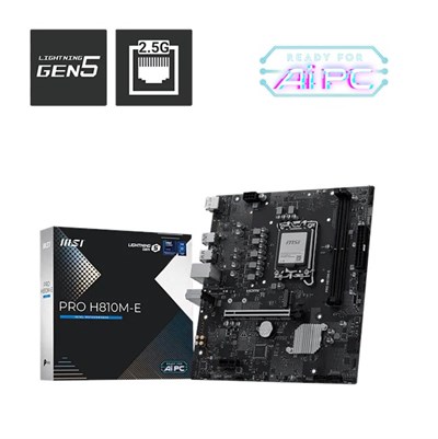 MSI PRO H810M-E DDR5 1851P Hdmi Dp