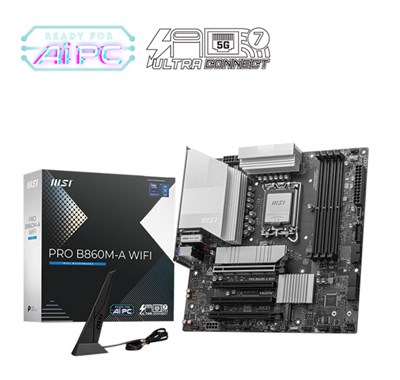 MSI Pro B860M-A Wifi DDR5 1851P Hdmi Dp Type-C