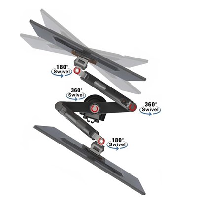 North Bayou (H180-FP)17-27 Destekli Laptop Stand