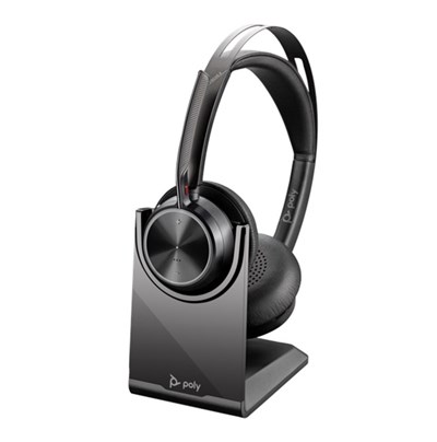 Poly Voyager Focus 2 Mik. Stereo Kulaklık (+Stand)