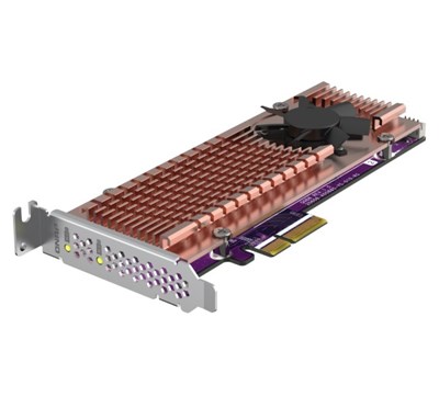 Qnap QM2-2P-244A Dual M.2 22110/2280 PCIe SSD Kart