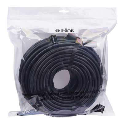 S-link HDMI Kablo Siyah (40m) 4K