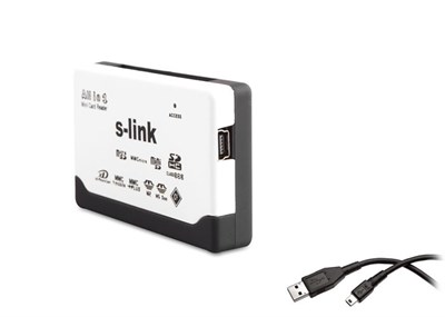 S-link SLX-A62 Harici TF+M2 Kart Okuyucu