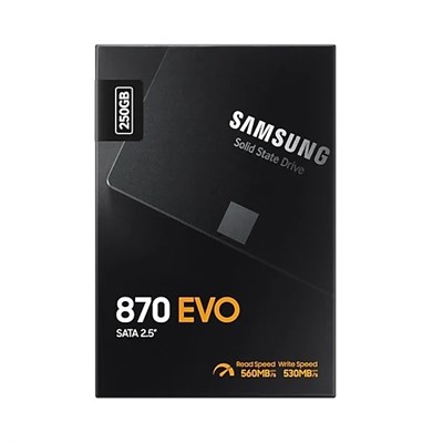 Samsung 870 Evo 250GB 2.5 SATA SSD (560-530MB/s)