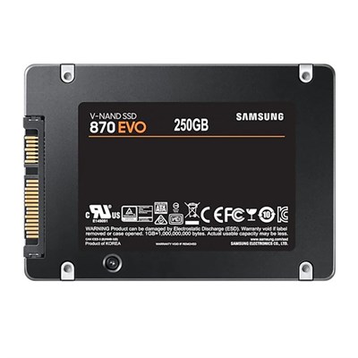 Samsung 870 Evo 250GB 2.5 SATA SSD (560-530MB/s)
