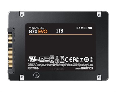 Samsung 870 Evo 2TB 2.5 SATA SSD (560-530MB/s)