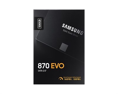 Samsung 870 Evo 500GB 2.5 SATA SSD (560-530MB/s)