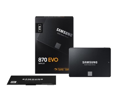 Samsung 870 Evo 8TB 2.5 SATA SSD (560-530MB/s)