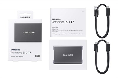 Samsung T7 2TB Usb 3.2 Gen 2 Type-C Gri