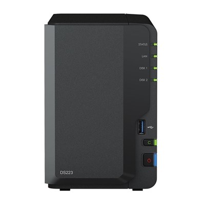 Synology DS223 (2x3.5/2.5) Tower NAS