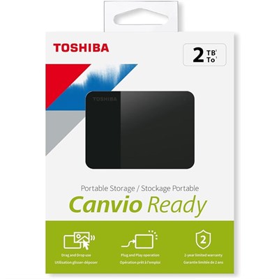 Toshiba 2TB Canvio Ready Usb 3.2 Gen1 HDTP320EK3AA