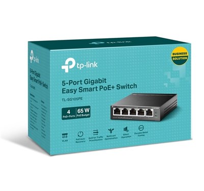 Tp-Link TL-SG105PE 5 Port Gigabit 4Port Poe Switch