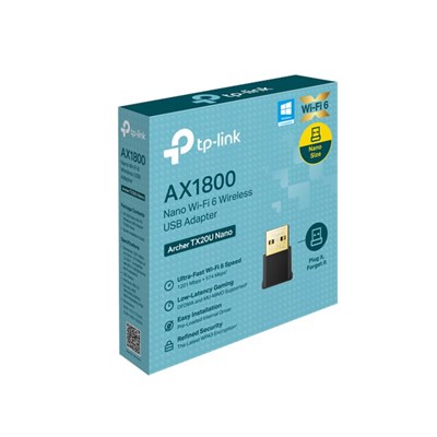 Tp-Link USB Adaptör WiFi6 (ARCHER TX20U NANO)