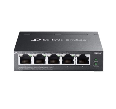 Tp-Link omada ES205GP 5Port Gbit 4 PortPoE+ Switch