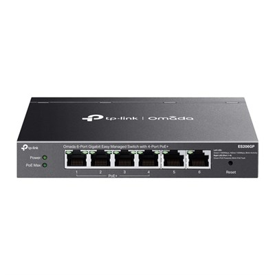 Tp-Link omada ES206GP 6Port Gbit 4 PortPoe+ Switch