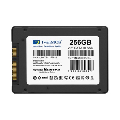 TwinMOS Hyper 256GB 2.5 SATA3 SSD (580/550Mb/s)