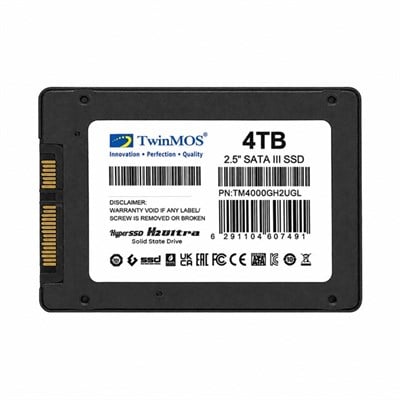 TwinMOS Hyper 4TB 2.5 SATA3 SSD (580/550Mb/s)