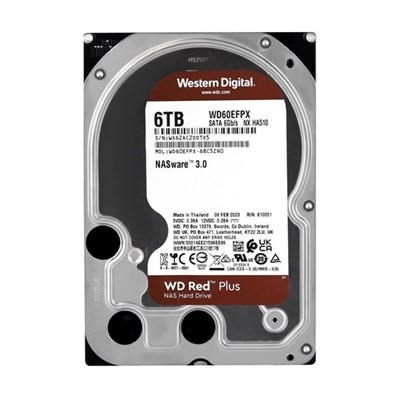 WD Red Plus Nas 6TB 3.5 5400Rpm SATA (WD60EFPX)