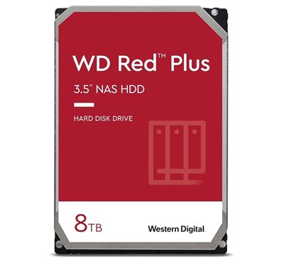 WD Red Plus Nas 8TB 3.5 5640Rpm SATA (WD80EFPX)