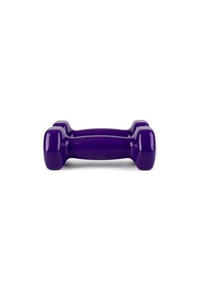 Gymo Hex Shape Vinil Dambıl 2x1kg Mor