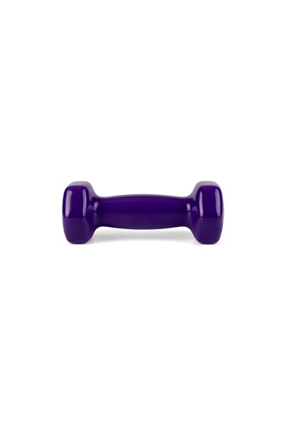 Gymo Hex Shape Vinil Dambıl 2x1kg Mor