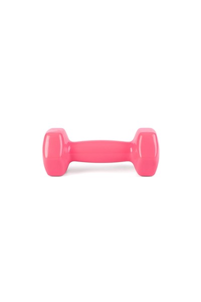Gymo Hex Shape Vinil Dambıl 2x1kg Pembe