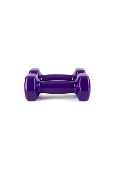 Gymo Hex Shape Vinil Dambıl 2x2kg Mor