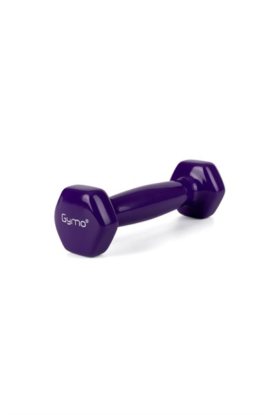 Gymo Hex Shape Vinil Dambıl 2x500g Mor