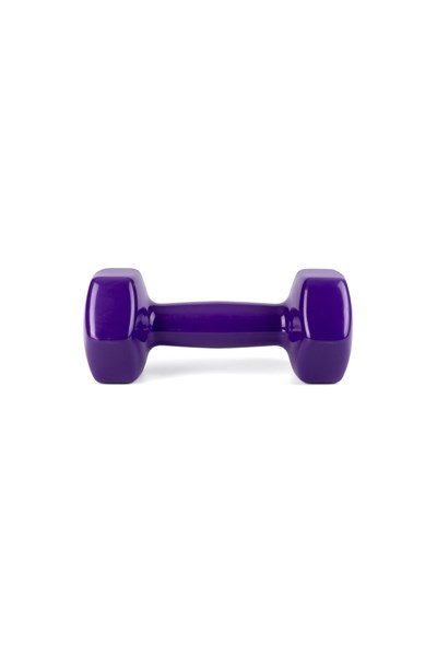 Gymo Hex Shape Vinil Dambıl 5kg Mor