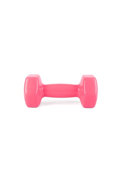 Gymo Hex Shape Vinil Dambıl 5kg Pembe